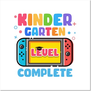 Kindergarten Level Complete Last Day Of School Graduate Gift For Boys Girl Kids Posters and Art